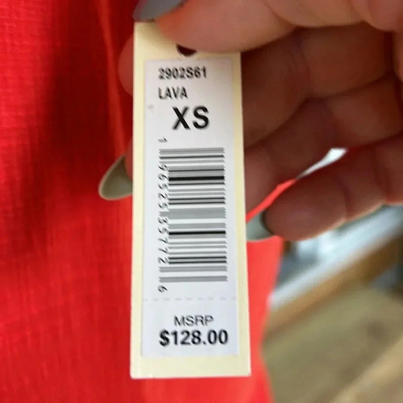 Max Studio Women's Sleeveless Casual Tiered Maxi Dress with Front Drawstring XS - Picture 9 of 9